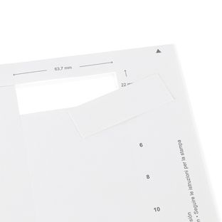 Planches d'impression, blanches 
