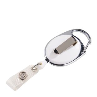 Porte-badges enrouleur avec clip de ceinture 