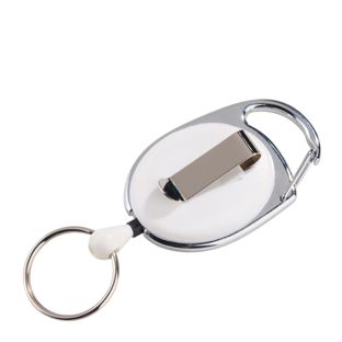 Porte-clés retractable avec clip 