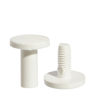 Vis reliures en plastique, 15 mm | blanc 