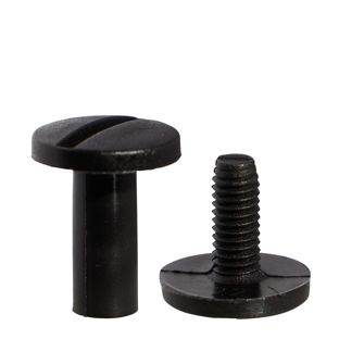 Vis reliures en plastique, 12 mm | noir 