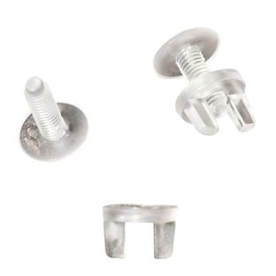 Vis Viking, transparents 4,8 mm de diamètre, 25 mm de longueur 