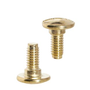 Vis à tête fendue pour vis de reliure, 7,5 mm, avec rallonge de 2 mm, laiton 