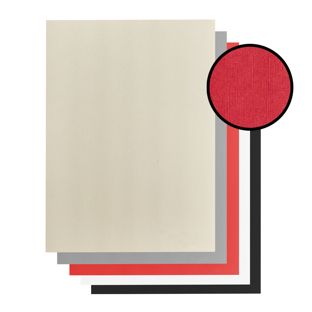 Couverture arrière, A4, carton lin 