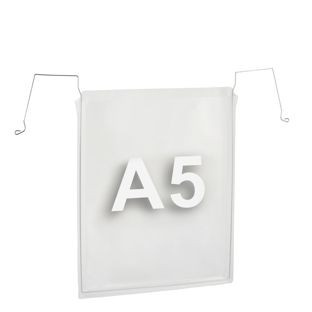 Pochettes à fil de suspension pour A5, ouverture petit côté 