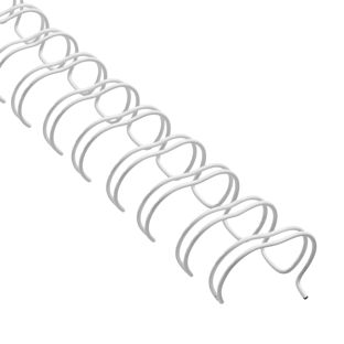 Anneaux métalliques 3:1, A4 16,0 mm (5/8")  | blanc 