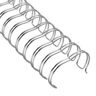Anneaux métalliques 2:1, A4 32,0 mm (1 1/4")  | argent 
