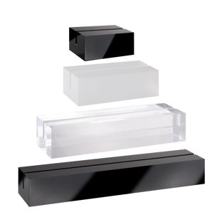 Porte-cartes en acrylique, base pour système de connexion variable MODUL 