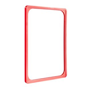 Cadre pour affiche, plastique A4  | rouge 
