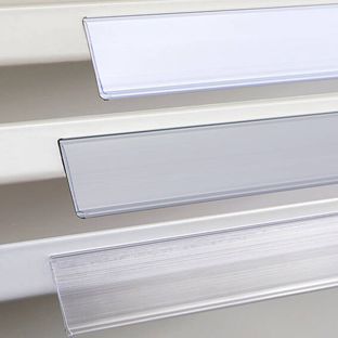 Réglettes porte-étiquettes DBR, adhésives 