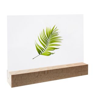 Porte-carte bois 150 mm | Hêtre  | insertion droite  | naturel 