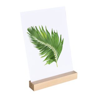 Porte-carte bois 150 mm | Hêtre  | insertion inclinée  | naturel 