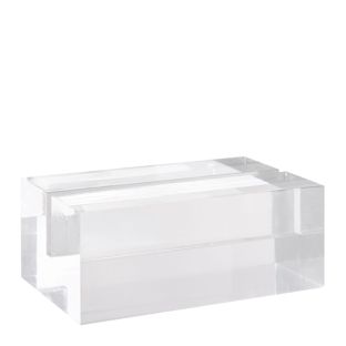 Porte-carte acrylique transparent  | brillant  | 60 mm