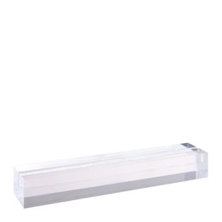 Porte-carte acrylique transparent  | brillant  | 150 mm