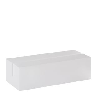 Porte-carte acrylique transparent  | mat  | 60 mm
