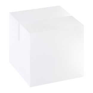 Porte-carte "Cube" en acrylique transparent  | mat 