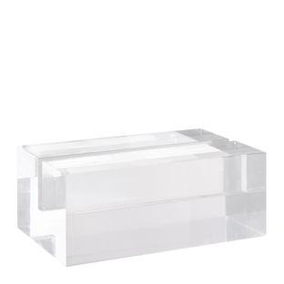 Porte-cartes en acrylique, base pour système de connexion variable MODUL 74 mm | transparent  | brillant 