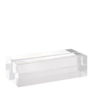 Porte-cartes en acrylique, base pour système de connexion variable MODUL 105 mm | transparent  | brillant 
