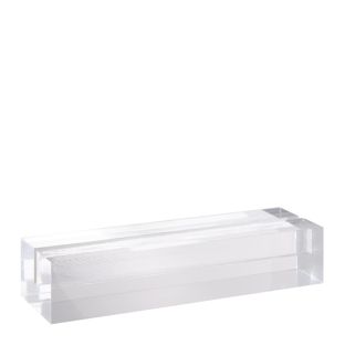 Porte-cartes en acrylique, base pour système de connexion variable MODUL 148 mm | transparent  | brillant 