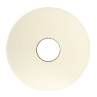Ruban adhésif mousse en PE double face, blanc, épaisseur 1 mm, fort adhésif, EL100 15 mm