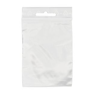 Sachets à fermeture pression, avec trou euro, film PE 120 x 170 mm | 50 µm