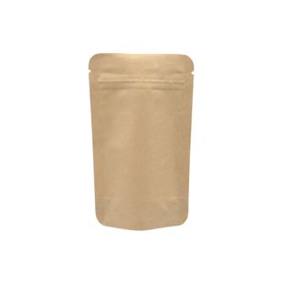 Sachets stand-up, papier kraft, sans aluminium 110 x 185 mm 