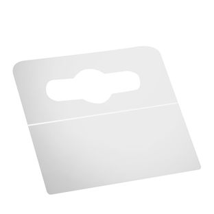 Attaches à trou euro PET 40 x 32 mm | rigide