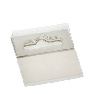 Attaches à trou euro PET 50 x 50 mm | en rouleau, en bloc