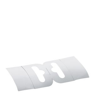 Attaches à trou euro PET 50 x 100 mm | flexible