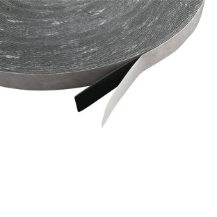 Ruban adhésif mousse en PE double face, noir, épaisseur 1 mm, fort adhésif, EL100-02 