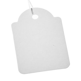 Étiquette à suspendre avec fil 36 x 53 mm 