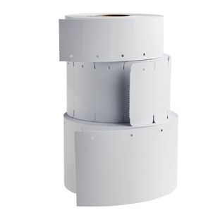 Étiquettes en carton sur rouleau 