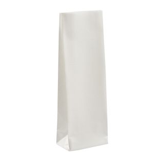 Sachet fond plat, blanc 55 x 30 x 175 mm