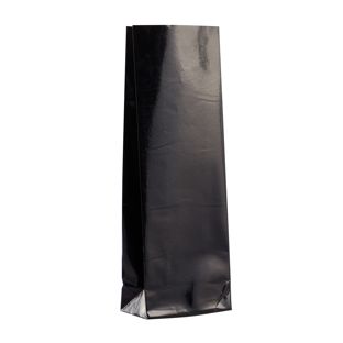 Sachet fond plat, noir 70 x 40 x 205 mm 