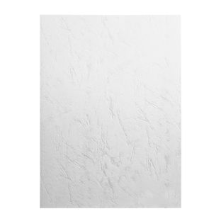 Couverture de reliure A4, cuir blanc 