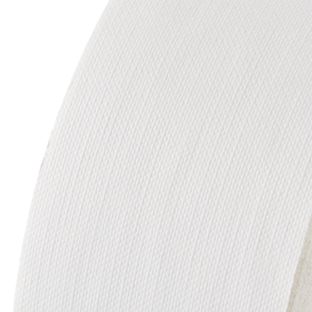 Ruban de reliure Best Price, papier spécial, structure lin blanc  | 50 mm