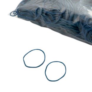 Elastiques en caoutchouc, bleu 