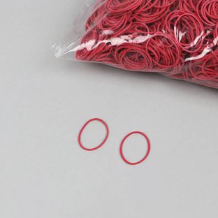 Elastiques en caoutchouc, rouge 25 mm | 1 mm