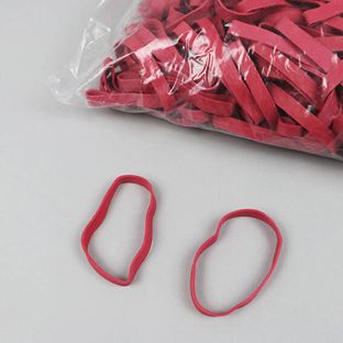 Elastiques en caoutchouc, rouge 50 mm | 8 mm