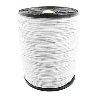 Elastiques en rouleau, 2,2 mm blanc 