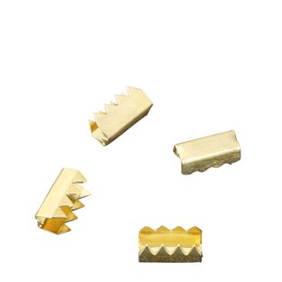 Ferret métallique, 9 x 4,4 x 5,1 mm, laiton 