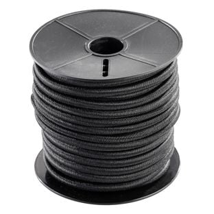 Corde élastique 6 mm noir 