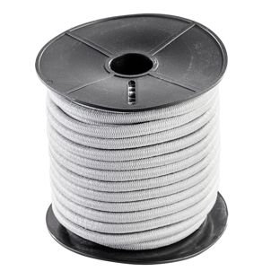 Corde élastique 6 mm gris 