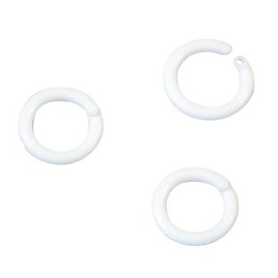 Anneaux de reliure 14 mm, plastique blanc 