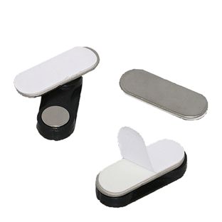 Aimant pour badges nominatifs, auto-adhésif 45 x 13 mm  | 2 aimants 