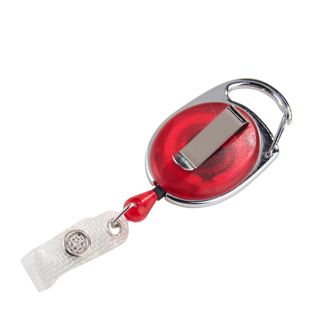 Porte-badges enrouleur avec clip de ceinture null
