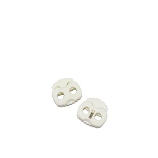Cordon écluse, 2 trous, blanc 
