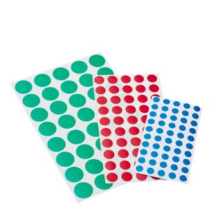 Pastilles autocollantes de couleur résistantes aux intempéries 