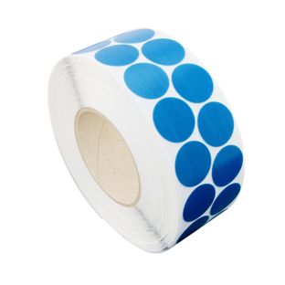 Pastilles adhésives en tissu, bleu foncé 