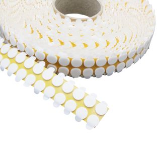 Pastilles adhésives en mousse double face, 2 mm d'épaisseur, adhérence forte/forte 